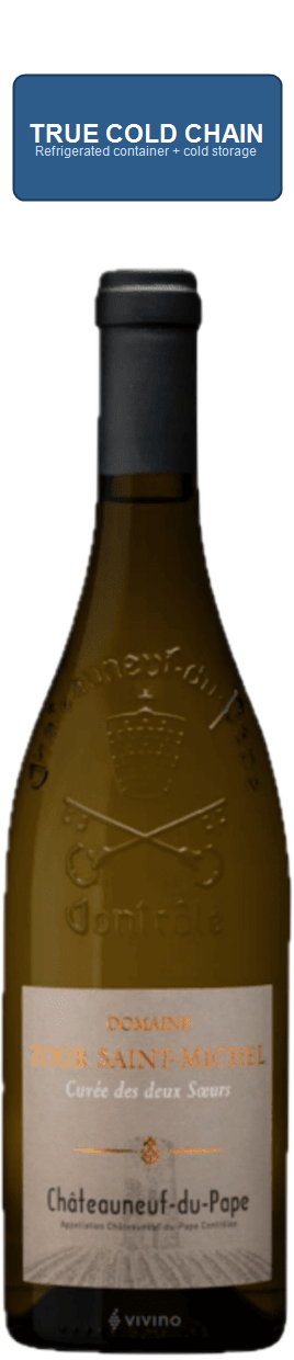 Domaine Tour Saint Michel Chât-du-Pape Blanc Deux Sœurs 2021 - Image 1