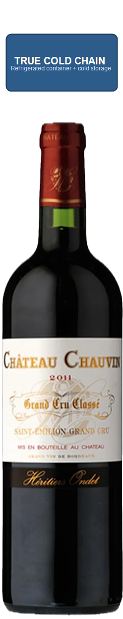 Chateau Chauvin Saint-Emilion Grand Cru Classé 2011 - Image 1