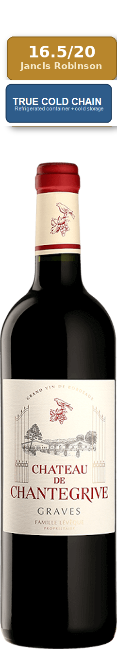 Chateau de Chantegrive Graves Rouge 2020 - Image 1