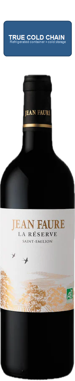 Chateau Jean Faure La Reserve Saint-Emilion Bio 2020 - Image 1