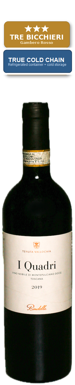 Bindella I Quadri Vino Nobile de Montepulciano 2019 - Image 1