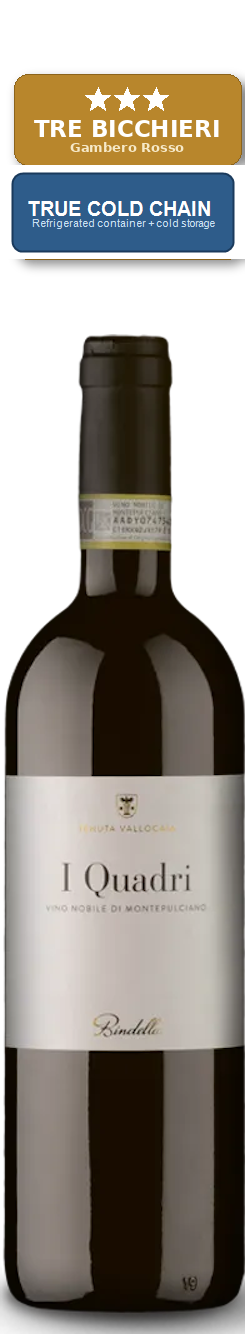 Bindella I Quadri Vino Nobile de Montepulciano 2017 - Image 1